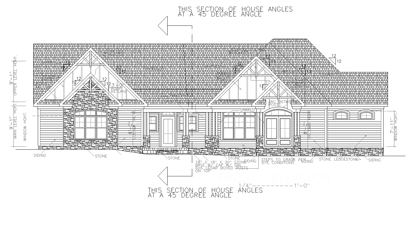 Home Plan Elevation